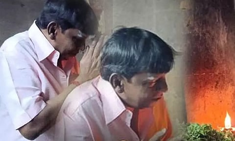 ஆதி ஜெகநாத பெருமாள் கோவிலில் நடிகர் வடிவேலு சாமி தரிசனம்