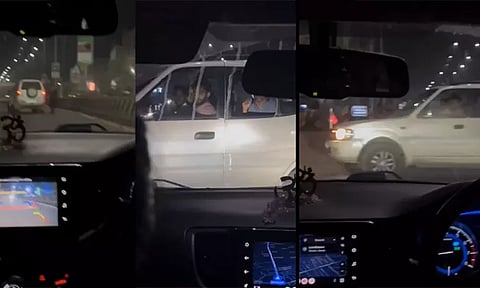 ஈசிஆர் சாலையில் நடுரோட்டில் காரை நிறுத்தி பெண்களை துரத்திய இளைஞர்கள் - அதிர்ச்சி வீடியோ