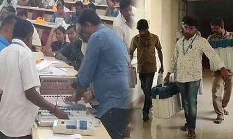 ஈரோடு இடைத்தேர்தல்: வாக்குப்பதிவு எந்திரங்களில் சின்னம் பொருத்தும் பணி தொடக்கம்