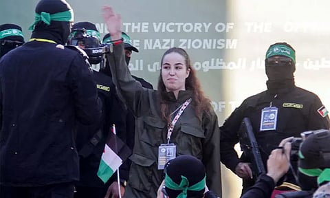 போர் நிறுத்த ஒப்பந்தம்; இஸ்ரேல் ராணுவ இளம் வீராங்கனை பெர்ஜர் இன்று விடுவிப்பு