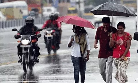 இரவு 7 மணி வரை 4 மாவட்டங்களில் மழைக்கு வாய்ப்பு