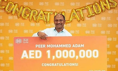நெல்லையைச் சேர்ந்தவருக்கு துபாய் லாட்டரியில் ரூ.2¼ கோடி பரிசு