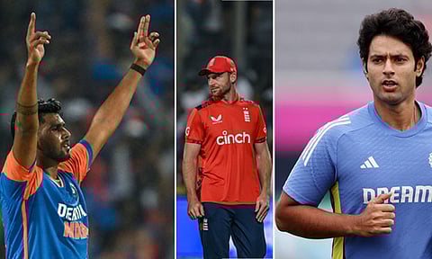 ஷிவம் துபேவிற்கு பதிலாக மாற்று வீரராக களமிறங்கிய ஹர்ஷித் ராணா - பட்லர் அதிருப்தி