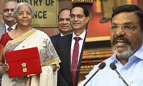 இந்திய ஒருமைப்பாட்டை சீர்குலைக்கும் பட்ஜெட் - திருமாவளவன்