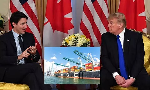 அமெரிக்காவில் இருந்து இறக்குமதி செய்யப்படும் பொருட்களுக்கு 25 சதவீத வரி விதித்த கனடா