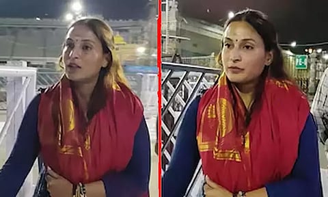 திருப்பதி ஏழுமலையான் கோவிலில் ஐஸ்வர்யா ரஜினிகாந்த் சாமி தரிசனம்