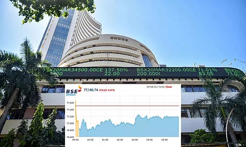 வர்த்தக போர் அச்சம்.. ஆட்டம் கண்ட பங்குச்சந்தை: சென்செக்ஸ் 319 புள்ளிகள் சரிவு