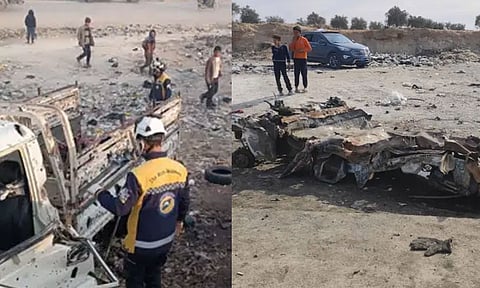 சிரியாவில் கார் குண்டுவெடிப்பு: பலி எண்ணிக்கை 20 ஆக உயர்வு