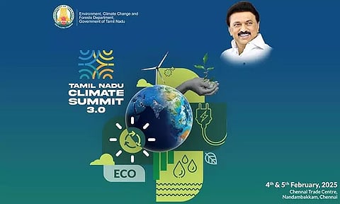 தமிழ்நாடு காலநிலை மாற்ற 3-வது உச்சி மாநாடு இன்று தொடங்குகிறது