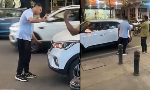 ராகுல் டிராவிட் கார் மீது சரக்கு ஆட்டோ மோதல்