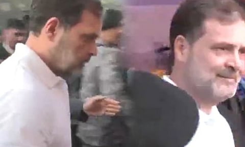 டெல்லி சட்டசபை தேர்தல் - ஜனநாயக கடமையாற்றினார் ராகுல் காந்தி