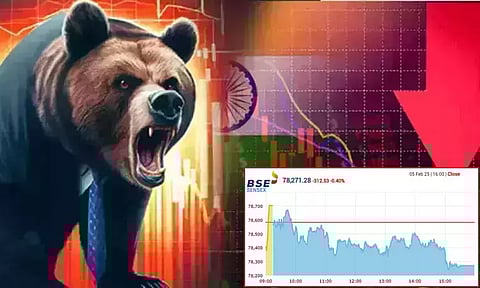 சரிவில் முடிந்த இந்திய பங்குச்சந்தைகள்.. இன்றைய நிலவரம் என்ன?