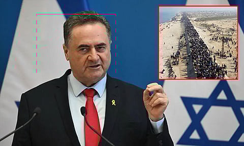 காசாவை விட்டு பாலஸ்தீனியர்கள் வெளியேற திட்டம் வகுக்கப்படும்: இஸ்ரேல் மந்திரி