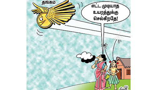 ஏறுமுகத்தில் தங்கம் விலை