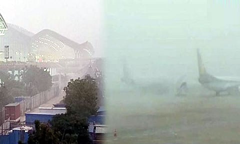 சென்னையில் பனிமூட்டத்தால் விமான சேவை பாதிப்பு