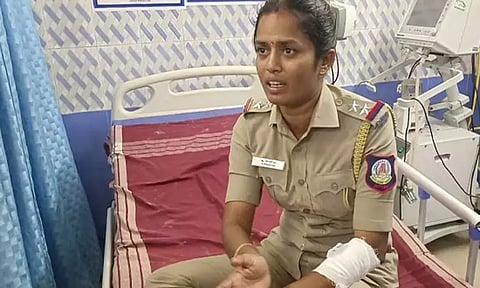 சிவகங்கையில் பெண் எஸ்.ஐ. மீது தாக்குதல்: குற்றச்சாட்டு பொய்யானது - காவல்துறை விளக்கம்