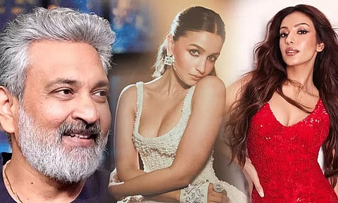 SS Rajamouli with 3 Khans?