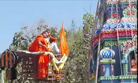 கோவில் திருவிழாவில் கிரேன் அறுந்து விழுந்து விபத்து - ஒருவர் பலி