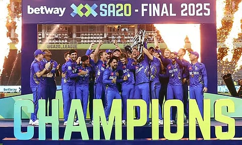 எஸ்.ஏ.டி20 லீக்: சாம்பியன் பட்டம் வென்ற எம்.ஐ.கேப்டவுன்