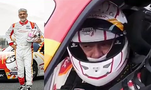 Portugal Race Practice - Actor Ajith's car involved in accident