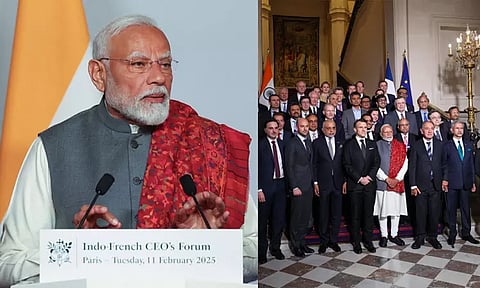 இந்தியா-பிரான்ஸ் நாடுகளின் புத்திசாலித்தன மனங்களின் சங்கமம்; பாரீசில் பிரதமர் மோடி பேச்சு