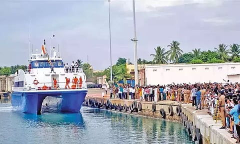 நாகை, இலங்கை இடையே மீண்டும் தொடங்கப்பட்ட கப்பல் சேவை