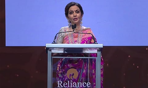 உலகிற்கு இந்தியாவின் பங்களிப்பு என்ன? ஹார்வர்டு மாநாட்டில் உரையாற்றுகிறார் நீதா அம்பானி