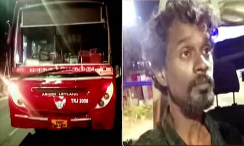 சில்லறை பிரச்சினை...போதையில் அரசு பேருந்தை கடத்திய நபரால் பரபரப்பு