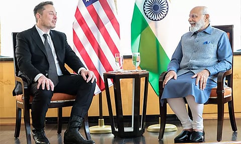 இந்தியாவில் ஸ்டார்லிங்க் நிறுவனம்... பிரதமர் மோடியுடன் ஆலோசிக்க எலான் மஸ்க் திட்டம்