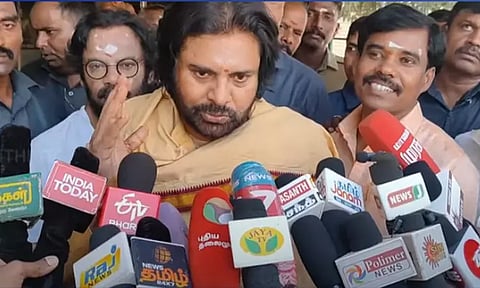 தமிழக கோவில்களில் பவன் கல்யாண் ஆன்மிக சுற்றுலா: விஜய் குறித்த கேள்விக்கு பளிச் பேட்டி