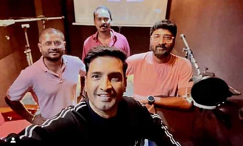 'டிடி நெக்ஸ்ட் லெவல்' படத்தின் டப்பிங் பணியை தொடங்கிய சந்தானம்