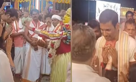 "காந்தாரா" படத்தில் வரும் ஜரந்தய தெய்வா கோவிலில் நடிகர் விஷால் சாமி தரிசனம்