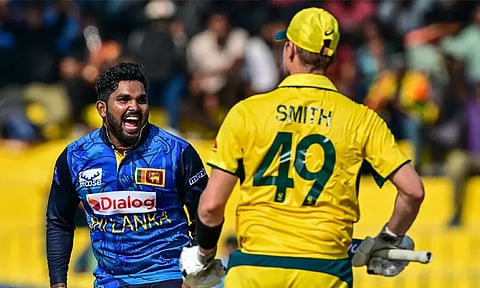 இலங்கை அபார பந்துவீச்சு.. ஆஸ்திரேலியாவை வீழ்த்தி ஒருநாள் தொடரை கைப்பற்றி அசத்தல்