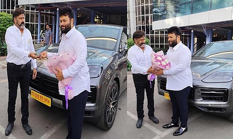 தமனுக்கு விலை உயர்ந்த கார் பரிசளித்த பாலய்யா