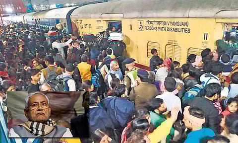 டெல்லி கூட்ட நெரிசல்: பீகாரை சேர்ந்த இறந்தவர்களின் குடும்பங்களுக்கு நிவாரணம் அறிவித்தார் நிதிஷ் குமார்