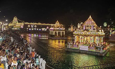 திருப்பதி ஏழுமலையான் கோவிலில் மார்ச் 9-ல் தெப்போற்சவம் ஆரம்பம்