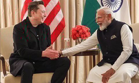 இந்தியாவில் கால் பதிக்கும் எலான் மஸ்க்கின் டெஸ்லா கார் நிறுவனம்