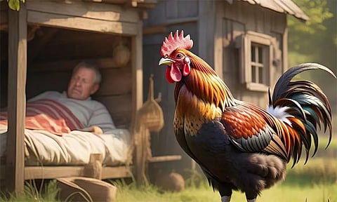 'பக்கத்து வீட்டு சேவல் அதிகாலை 3 மணிக்கே கூவுது.. நிம்மதியா தூங்க முடியல'... வருவாய் அதிகாரியிடம் புகார் அளித்த முதியவர்