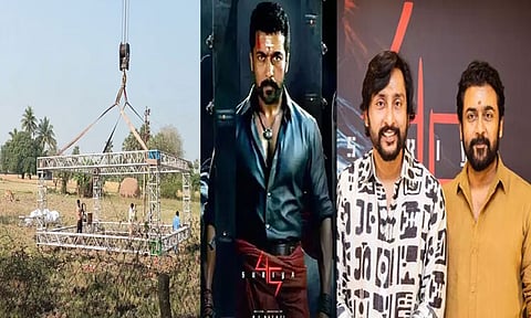 நள்ளிரவில் தடுத்து நிறுத்தப்பட்ட "சூர்யா 45" படப்பிடிப்பு