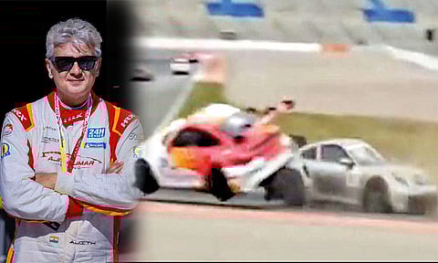 அஜித்தின் கார் விபத்து எப்படி நடந்தது ? மேலாளர் கூறிய தகவல்