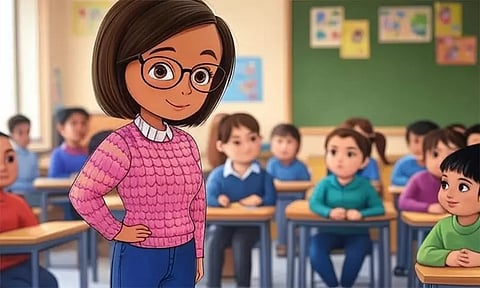 இந்தில கவிதை சொல்லு..,மாணவரை அடித்த ஆசிரியை...பள்ளி நிர்வாகம் எடுத்த அதிரடி முடிவு