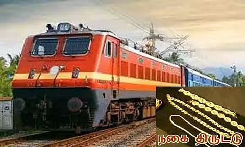 சென்னை: ஓடும் ரெயிலில் பெண்ணிடம் நகையை திருட முயன்ற காவலர் கைது