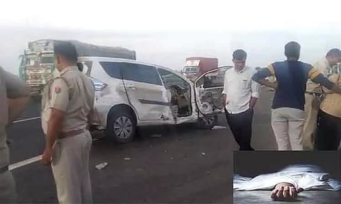 ராஜஸ்தான்: லாரி மீது கார் மோதி விபத்து - 3 பேர் பலி