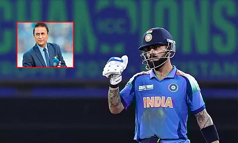 பாகிஸ்தானுக்கு எதிராக விராட் கோலி 41 ரன்களில் ஆட்டமிழந்திருக்க வேண்டியது - கவாஸ்கர் விமர்சனம்