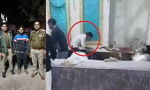 திருமண நிகழ்ச்சியில் சப்பாத்தி மாவில் எச்சில் துப்பி சமைத்த நபர் - அதிர்ச்சி சம்பவம்