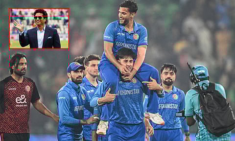 இங்கிலாந்தை வீழ்த்திய ஆப்கானிஸ்தான்: சச்சின் வாழ்த்து