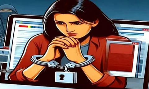 டிஜிட்டல் கைது: சென்னை பெண்ணிடம் பணம் பறித்த 2 பேர் கைது