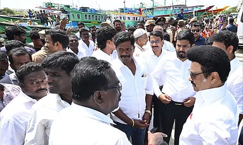 நம்பியார் நகர் மீனவர்களை நேரில் சந்தித்து தேவைகளை கேட்டறிந்த முதல்-அமைச்சர் மு.க.ஸ்டாலின்