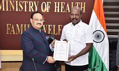 6 மாவட்டங்களில் புதிய மருத்துவக் கல்லூரிகள்: மத்திய மந்திரியிடம் அமைச்சர் மா.சுப்பிரமணியன் கோரிக்கை