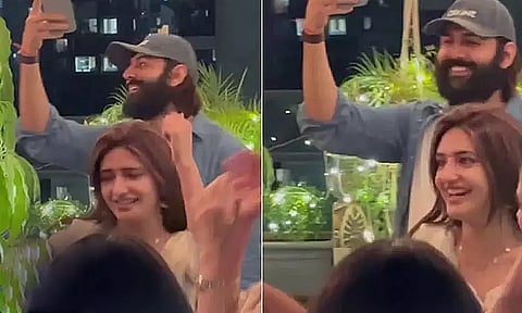 Sreeleela at Kartik Aaryan's house show - viral video